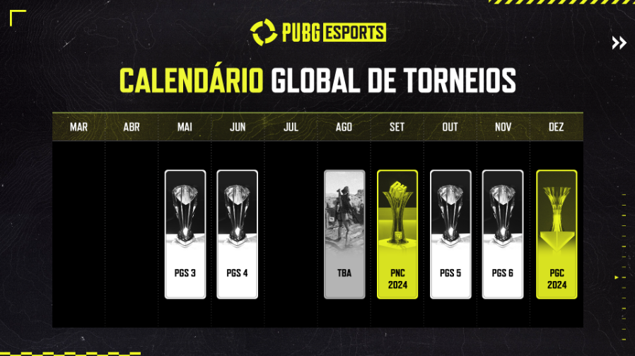 Planejamento Para 2024 Do PUBG Esports